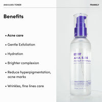Francamente, AHA 8.05% Tóner 100 ml