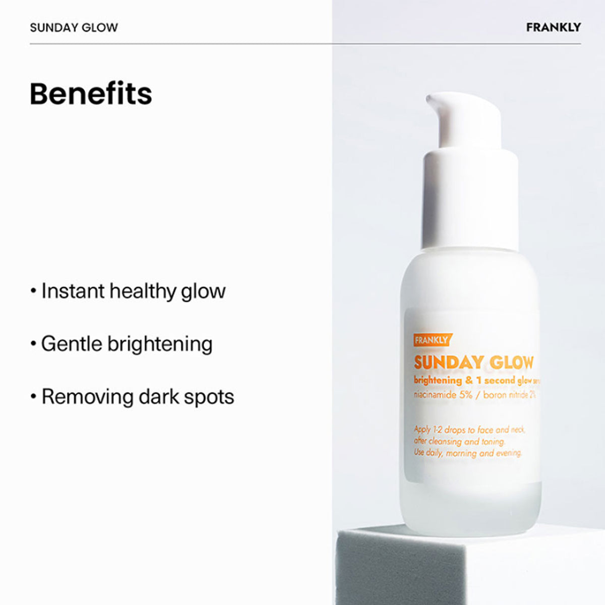 FRANKLY Sunday Glow Serum 37ml