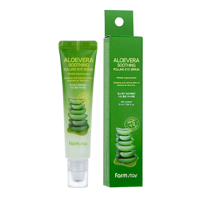 Farmstay Aloe Vera Soothing Rolling Eye Serum 25ml