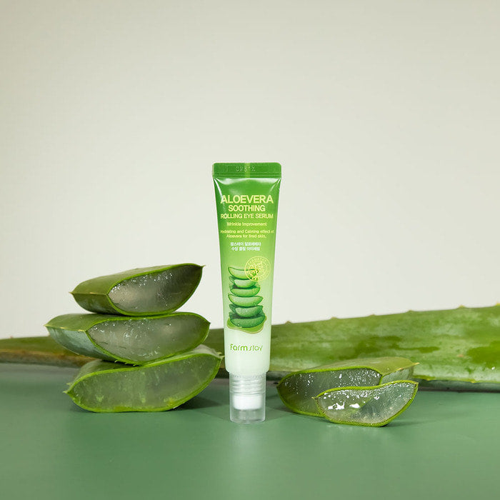 Farmstay Aloe Vera Soothing Rolling Eye Serum 25ml