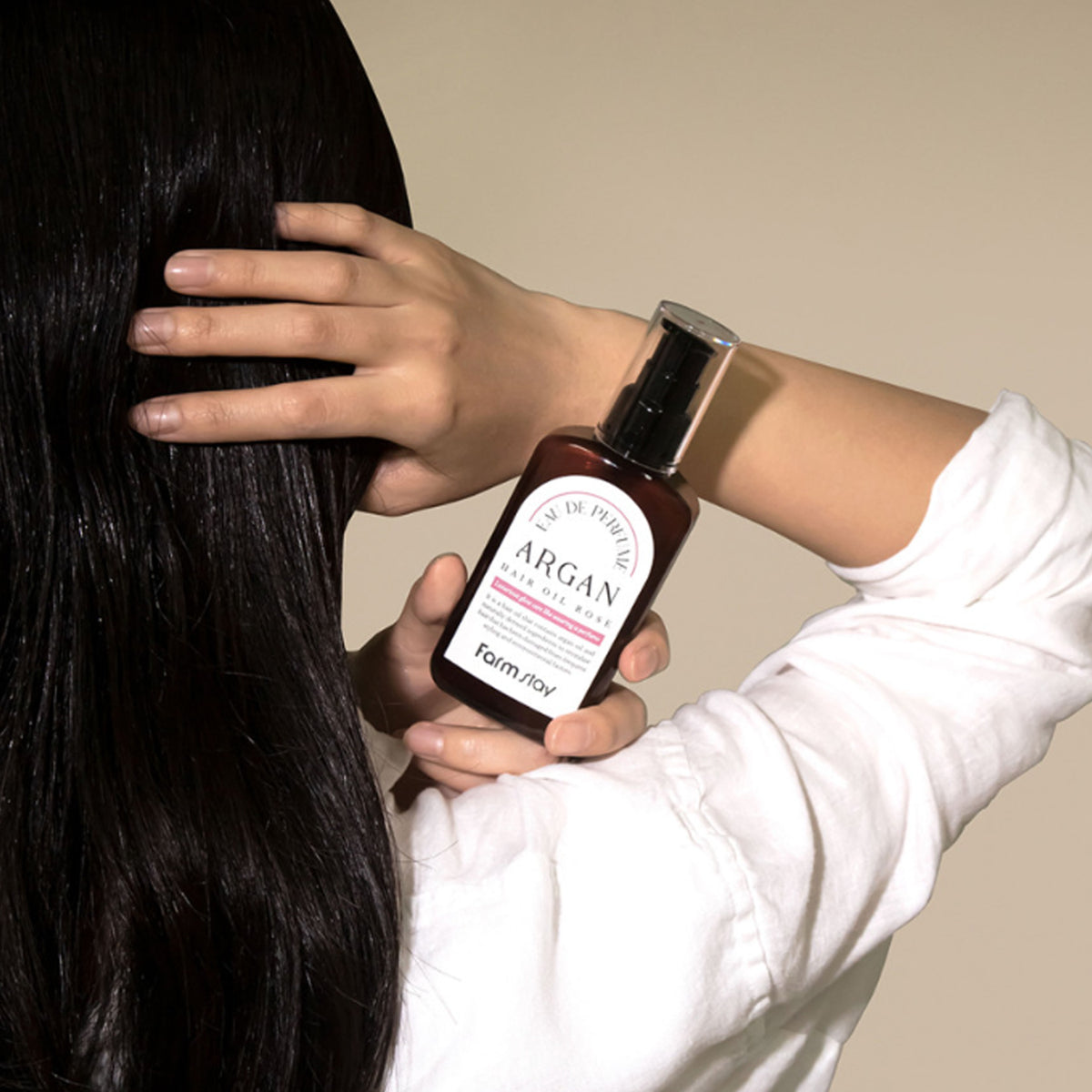 Farmstay Eau de Perfume Argan Hair Oil Rose 100ml