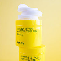 Farmstay Vitamin & Retinol Glowing Toner Pad 140ml (70ea)
