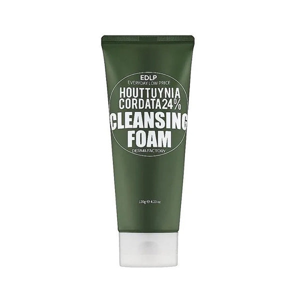 DERMA FACTORY EDLP Houttuynia Cordata 24% Cleansing Foam 120g
