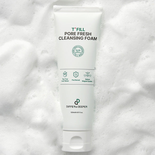 DIFFER&DEEPER Pore Fresh Cleansing Foam 120ml