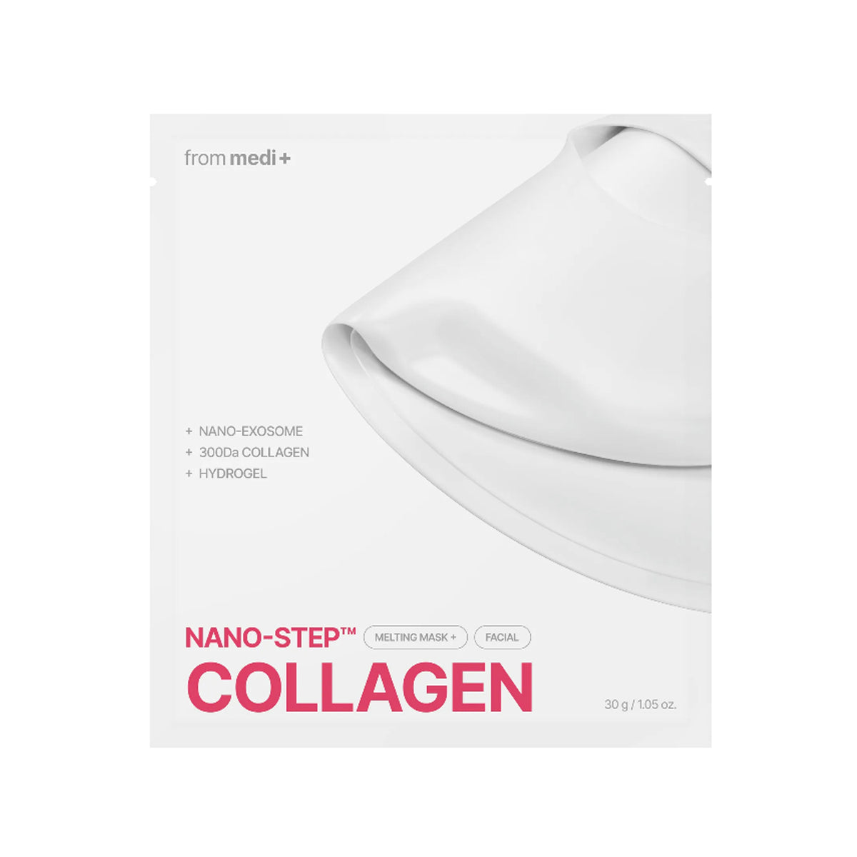 From Medi+ Nano Step Collagen Melting Mask (4 Sheets)