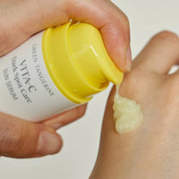 This serum provides sun protection while targeting dark spots with its vitamin C formula.