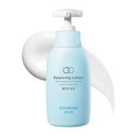 GOONGBE Balancing Lotion for Kids 250ml bottle with gentle formula for children's skin.