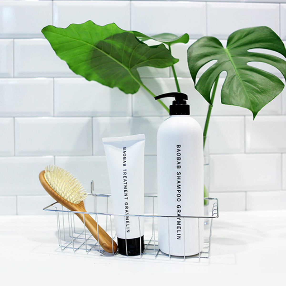 GRAYMELIN Baobab Hair Care Set (Shampoo 1000ml + Treatment 250ml)