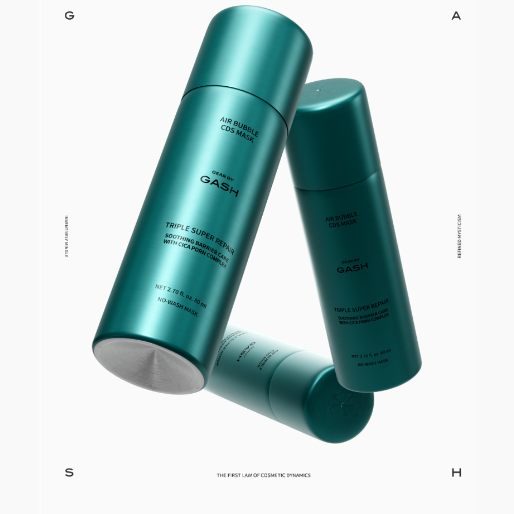 GearbyGASH Air Bubble CDS Mask Pack 80ml (100 Uses)