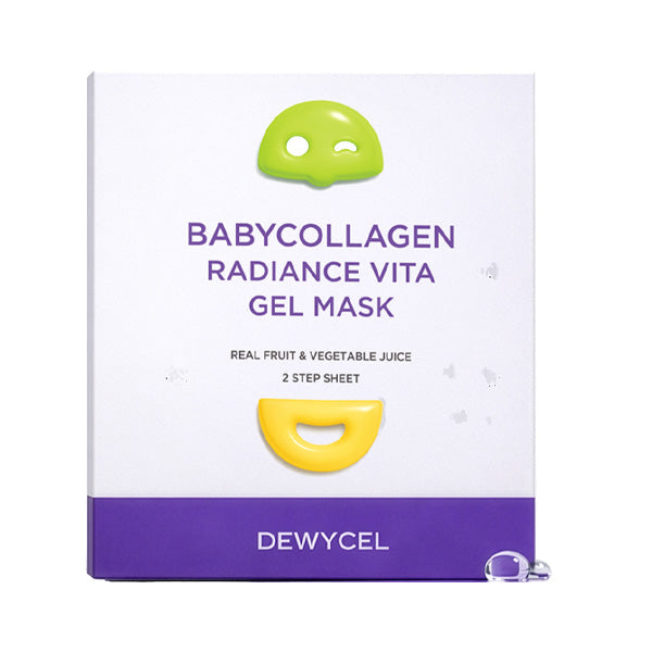 DEWYCEL Baby Collagen Radiance Vita Gel Mask 36g*4ea