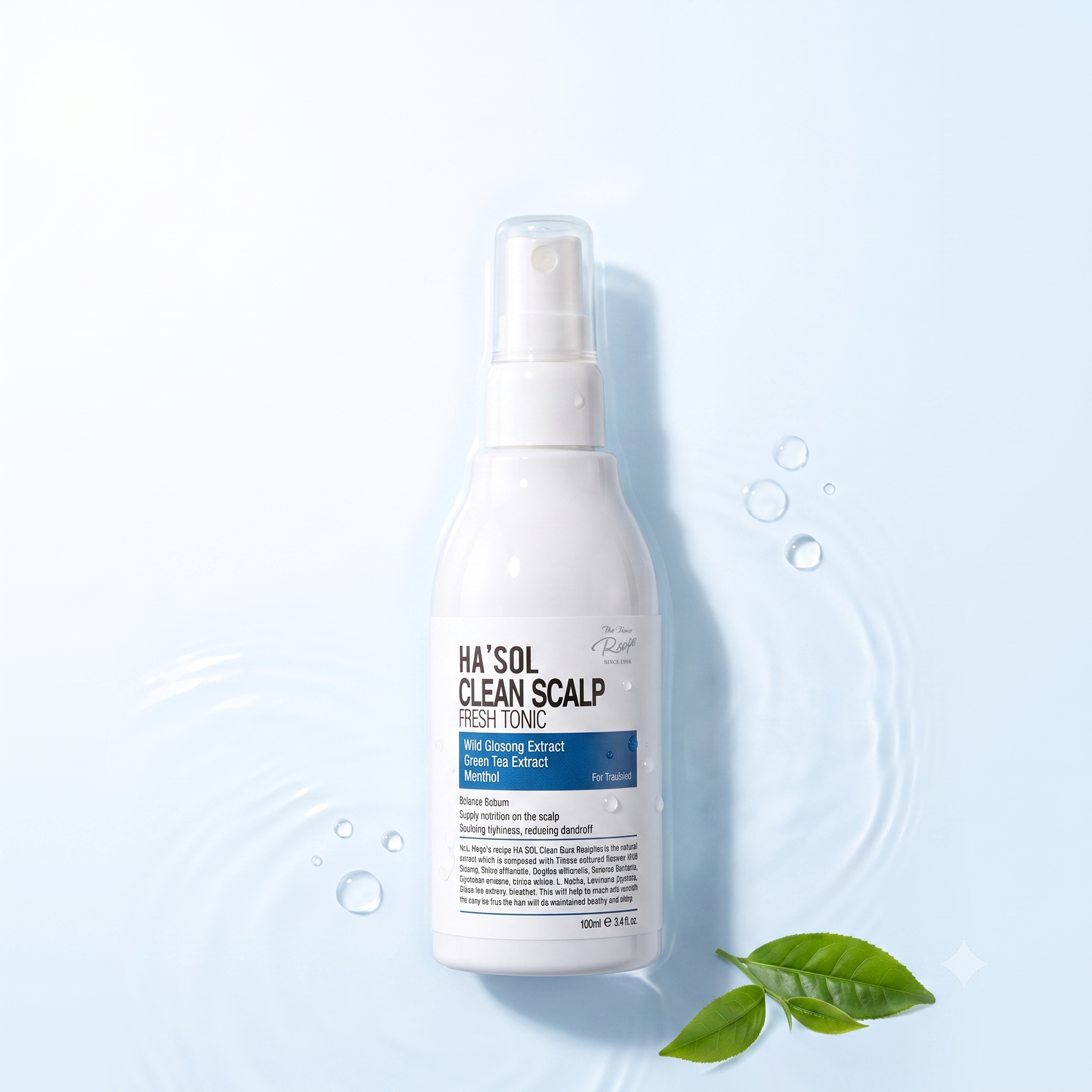 HA'SOL Clean Scalp Tonic 100ml For Oily Hair and Scalp Care