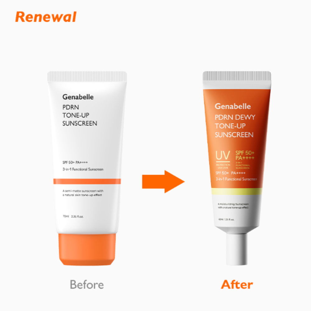 Genabelle Pdrn Dewy Tone-Up Sunscreen SPF 50+ PA ++++ 40ml