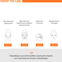 Genabelle PDRN Rejuvenating Mask Sheet 25ml 5ea 1pack for skincare.