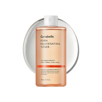 Genabelle PDRN Rejuvenating Toner 300ml bottle with pink label and silver cap.