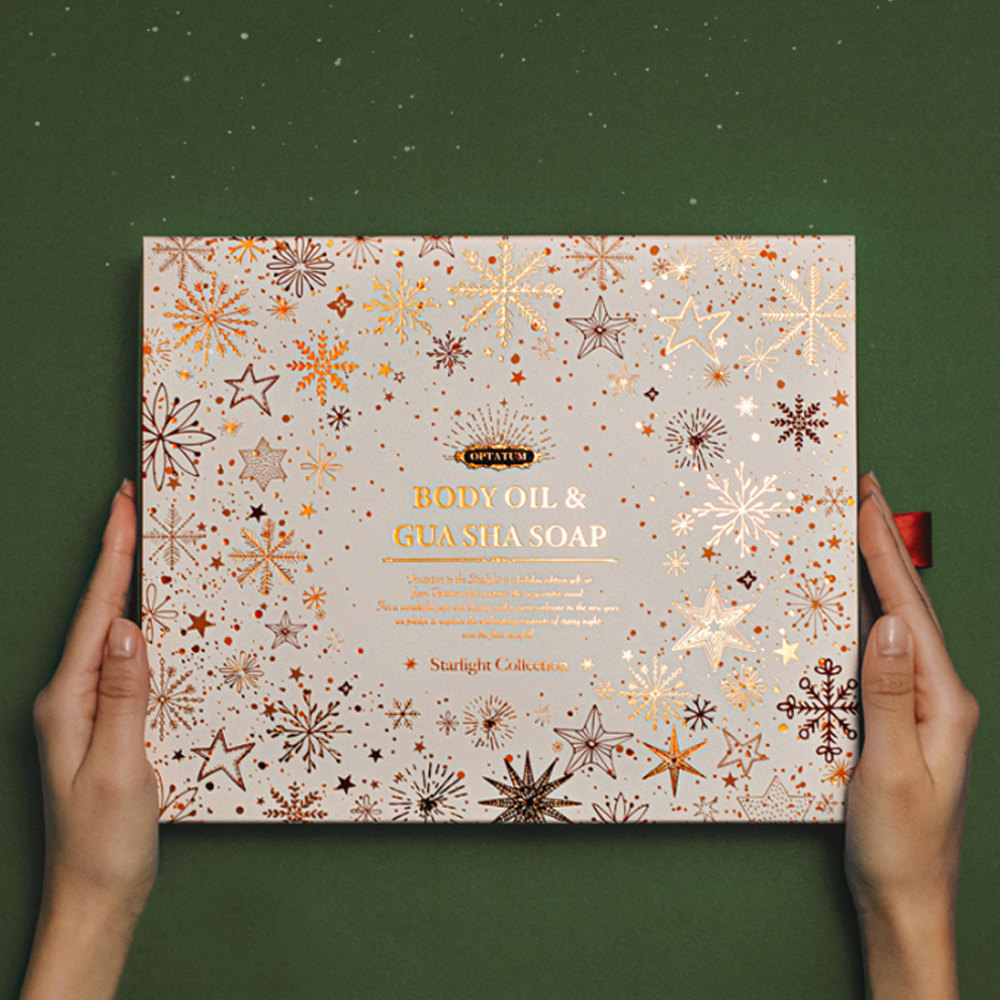 [Gift Packaging] OPTATUM Body Oil & Gua Sha Soap Gift Set