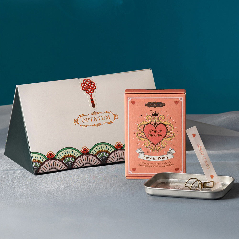 [Gift Packaging] OPTATUM Paper Incense Love In Peony