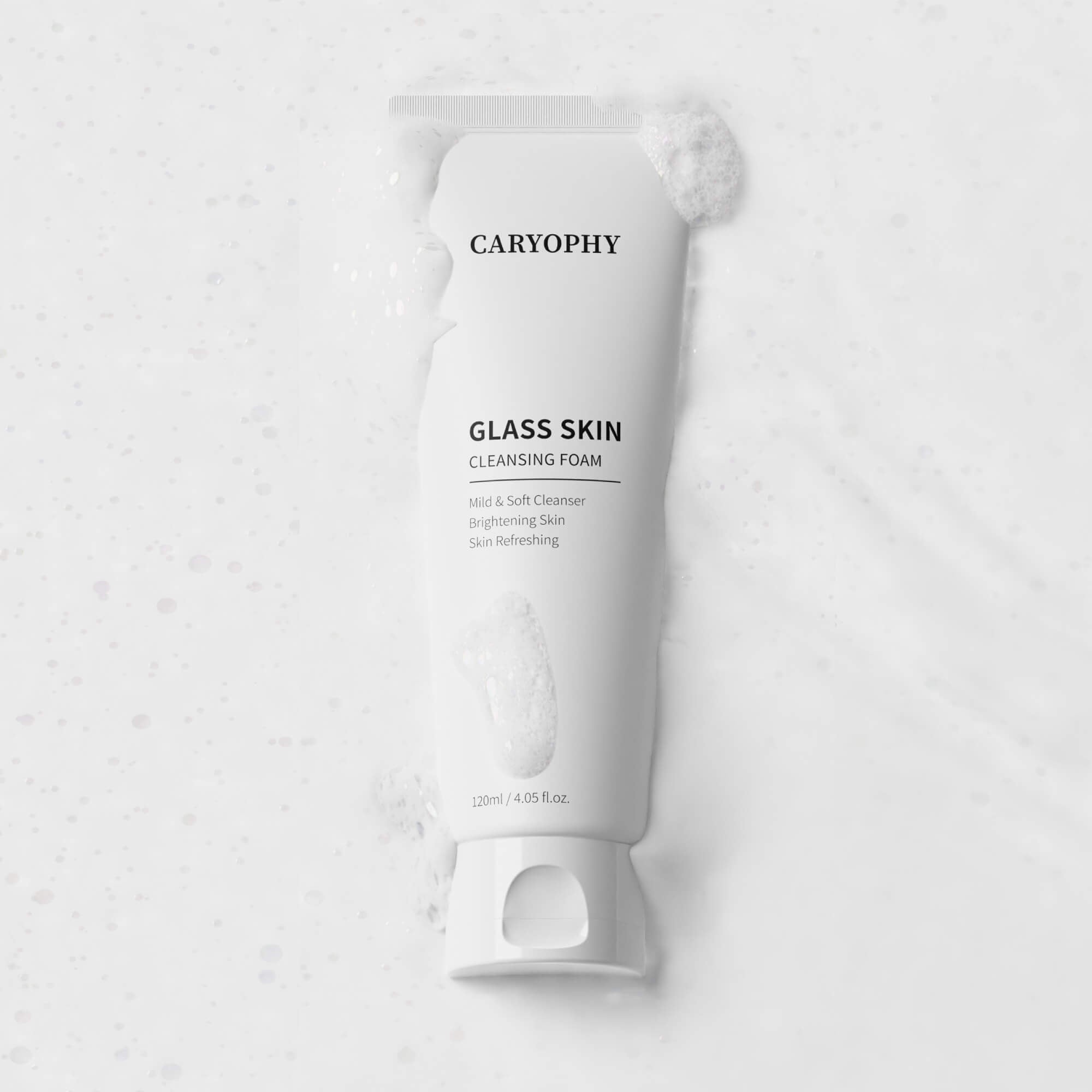 CARYOPHY Glass Skin Cleansing Foam 120ml - DODOSKIN