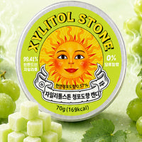 XYLITOL STONE Zipper Bag Green Grapes 70g