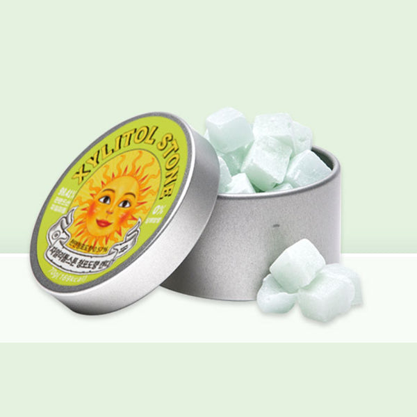 XYLITOL STONE Zipper Bag Green Grapes 70g