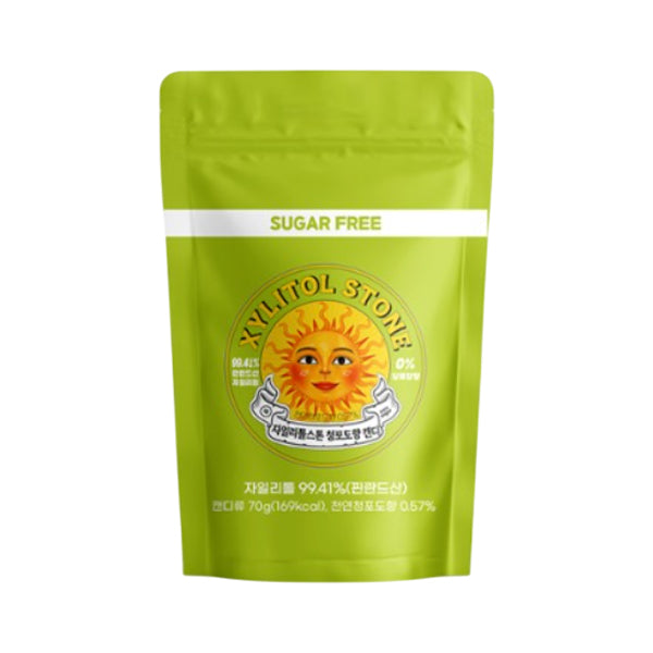 XYLITOL STONE Zipper Bag Green Grapes 70g