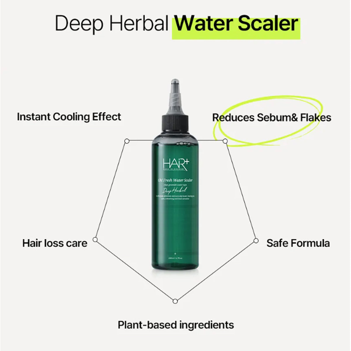 HAIR+ Oh! Fresh Deep Herbal Water Scaler 200ml