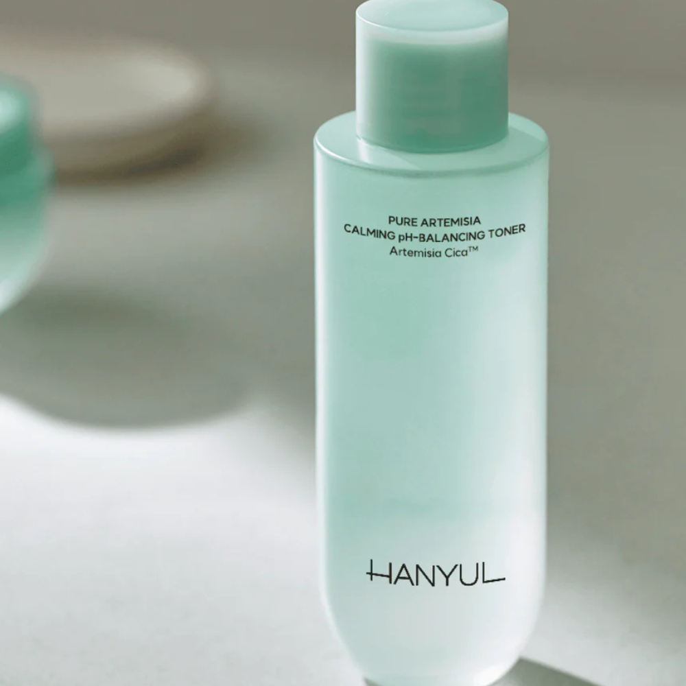 HANYUL Pure Artemisia Watery Calming Toner 150ml + Fluid 125ml Set