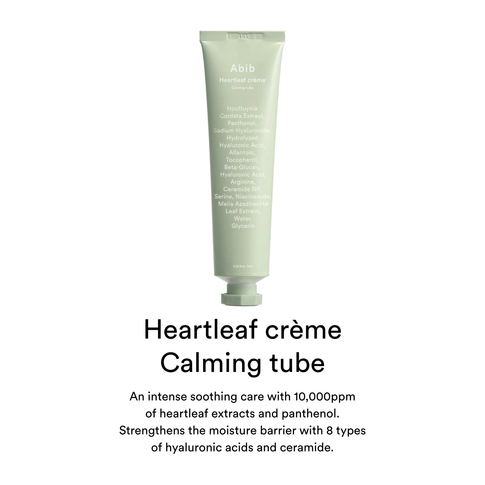 Abib Heartleaf Creme Calming Tube 75ml - DODOSKIN
