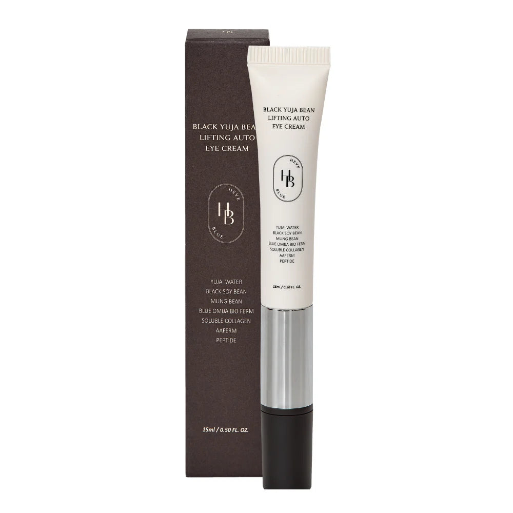 HEVEBLUE Black Yuja Bean Lifting Auto Eye Cream 15ml | DODO SKIN