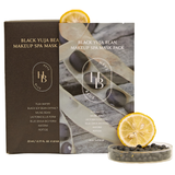 HEVE BLUE Black Yuja Bean Makeup Spa Mask Pack 23ml*10ea