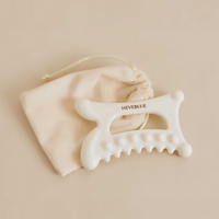 HEVE BLUE Natural White Clay Home Care Relaxing Guasha