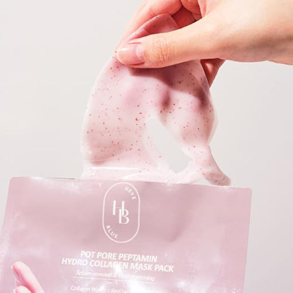 HEVEBLUE Pot Pore Peptamin Hydro Collagen Mask Pack 35g 4ea