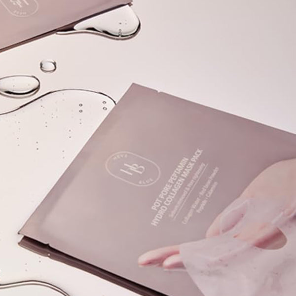 HEVEBLUE Pot Pore Peptamin Hydro Collagen Mask Pack 35g 4ea