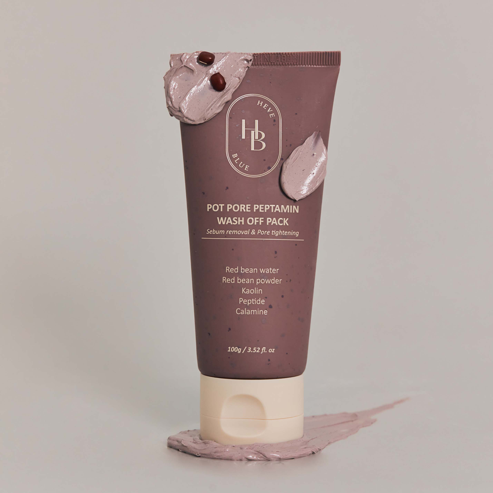 HEVE BLUE Pot Pore Peptamin Wash Off Pack 100g