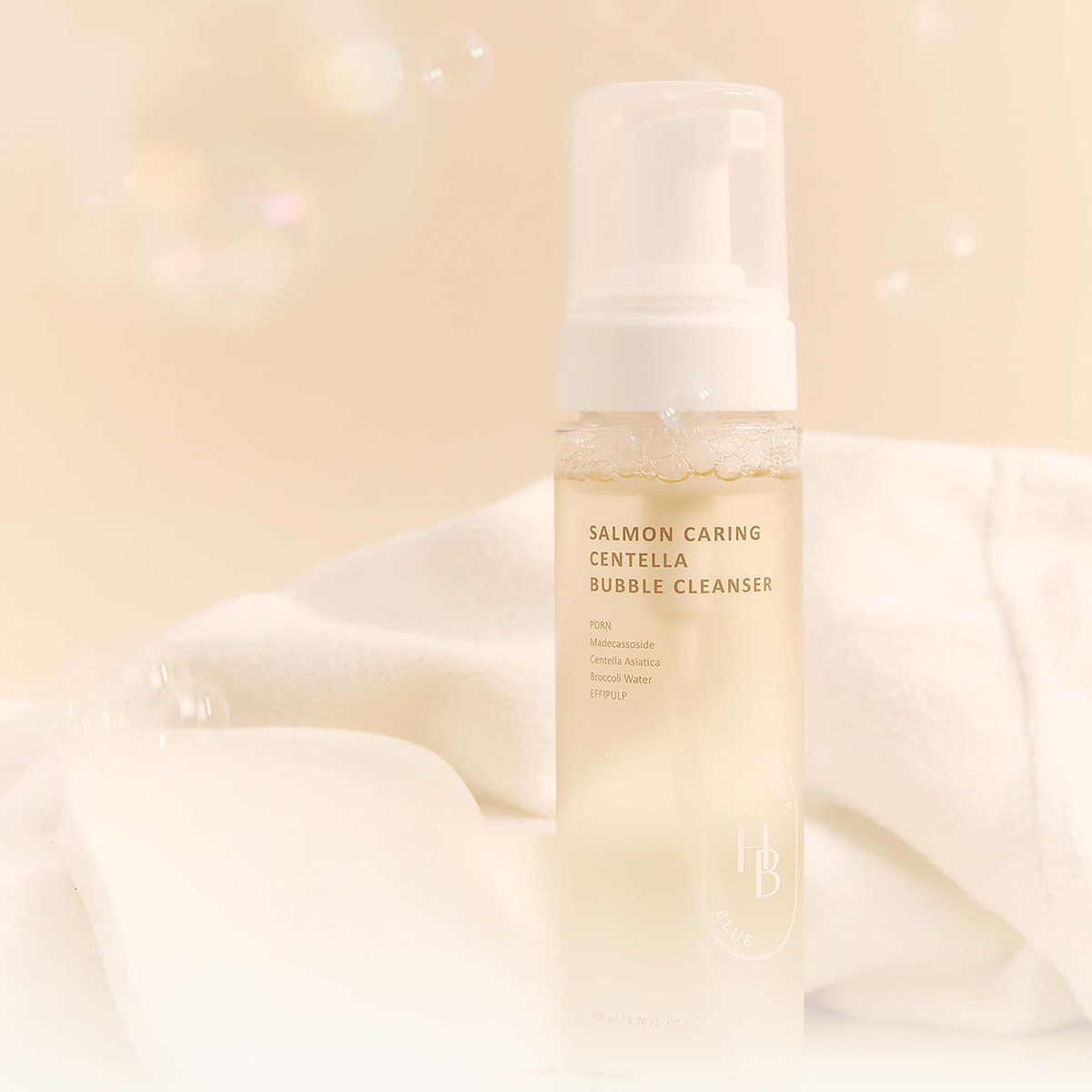 HEVE BLUE Salmon Caring Centella Bubble Cleanser 200ml