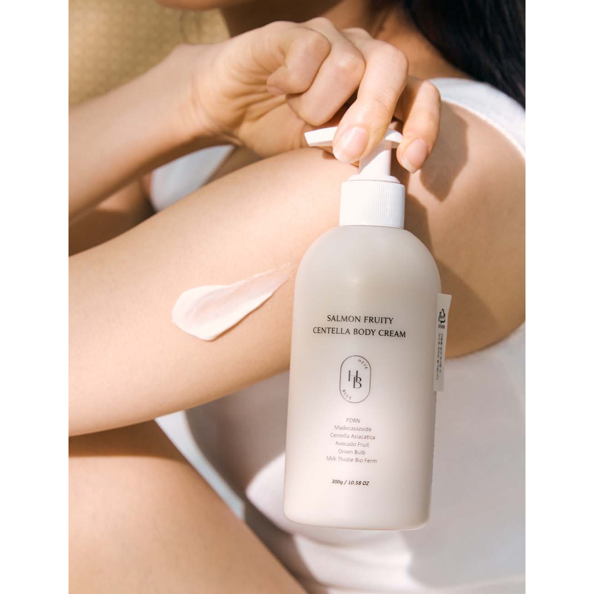 HEVE BLUE Salmon Fruity Centella Body SET