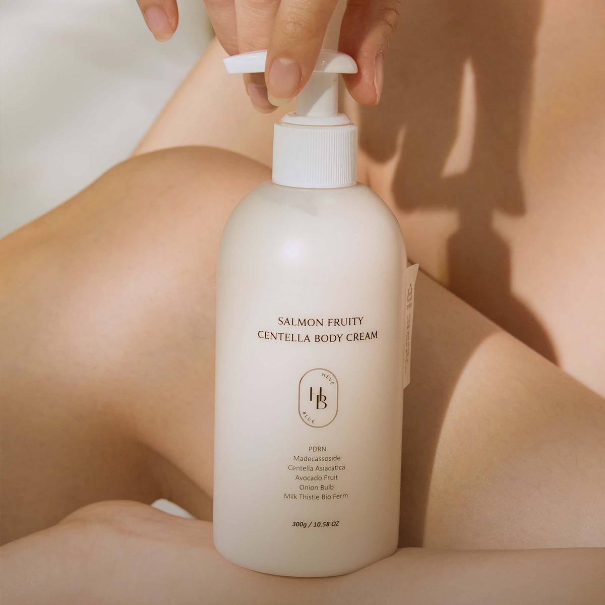 HEVE BLUE Salmon Fruity Centella Body Cream 300g