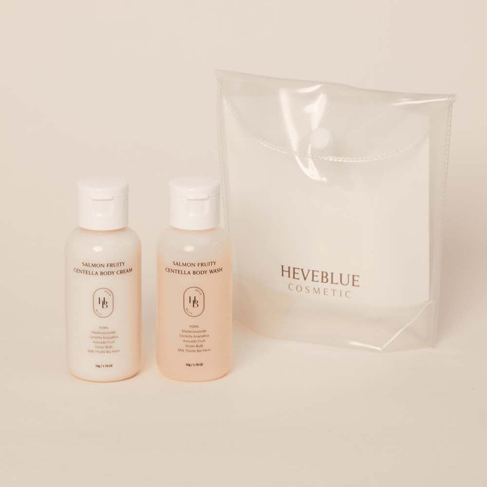 HEVE BLUE Salmon Fruity Centella Body Travel Kit 50g