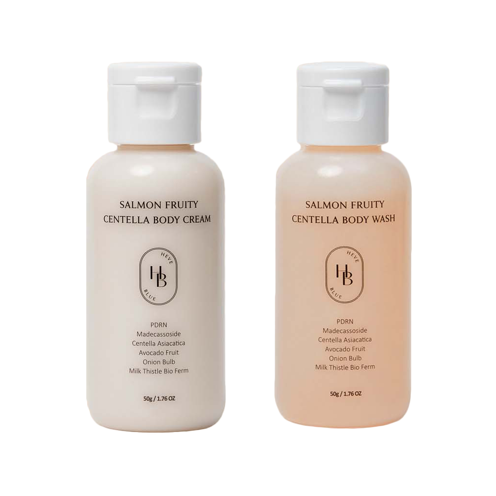 HEVE BLUE Salmon Fruity Centella Body Travel Kit 50g