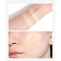 HEVVYMAKEUP Gleaming Skin Cushion V (Skin Fit) 10g SPF50++ PA++++ (+Refill Included) 2 Colors