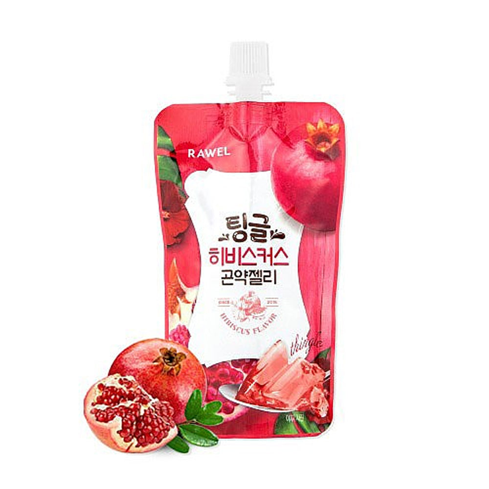 RAWEL Konjac Jelly Hibiscus 10ea*130g