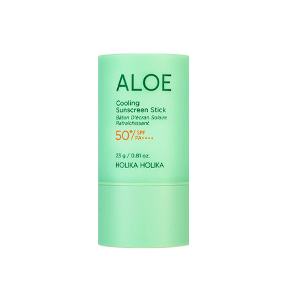 Holika Holika Stick de protector solar de enfriamiento de aloe SPF50+PA +++++ 23g