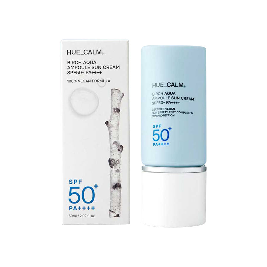 HUECALM Birch Aqua Ampoule Sun Cream SPF50+ PA++++ 60ml
