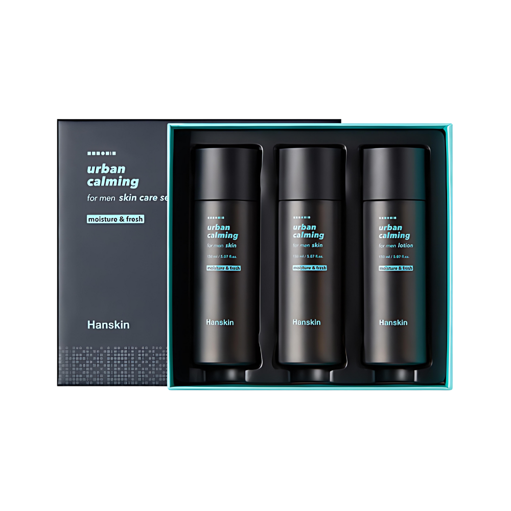 Hanskin Urban Calming For Men Skincare Set