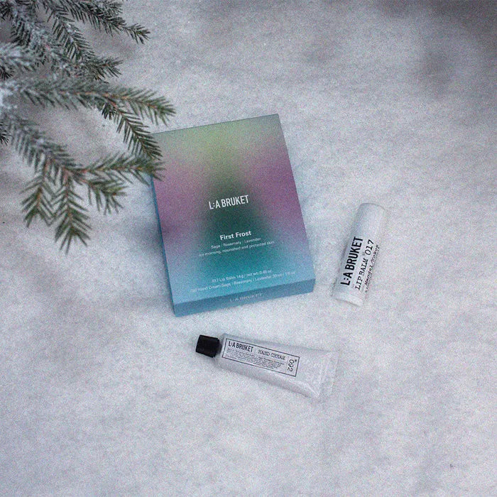 [2025Holiday] L:A BRUKET First Frost Lip Balm & Hand Cream Set