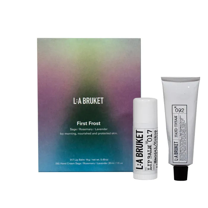 [2025Holiday] L:A BRUKET First Frost Lip Balm & Hand Cream Set