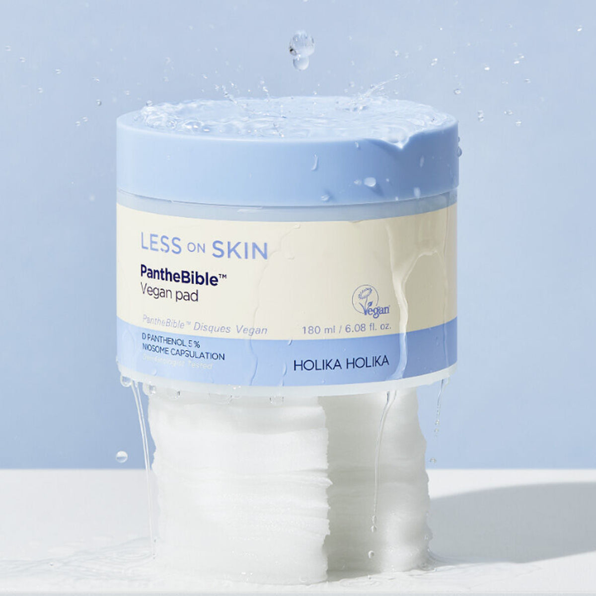 Holika Holika Menos en la almohadilla vegana de Panthebible (100 hojas)