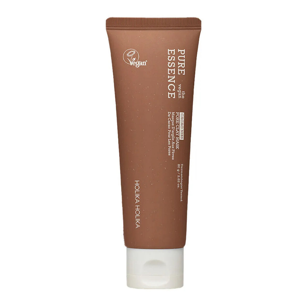 Holika Holika Esencia pura La máscara de arcilla de poro vegano cacao 80g