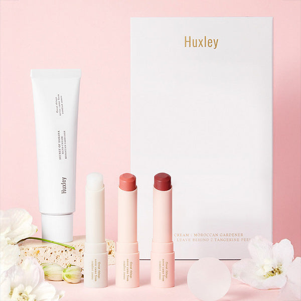 Huxley Hand Cream & Lip Balm Set