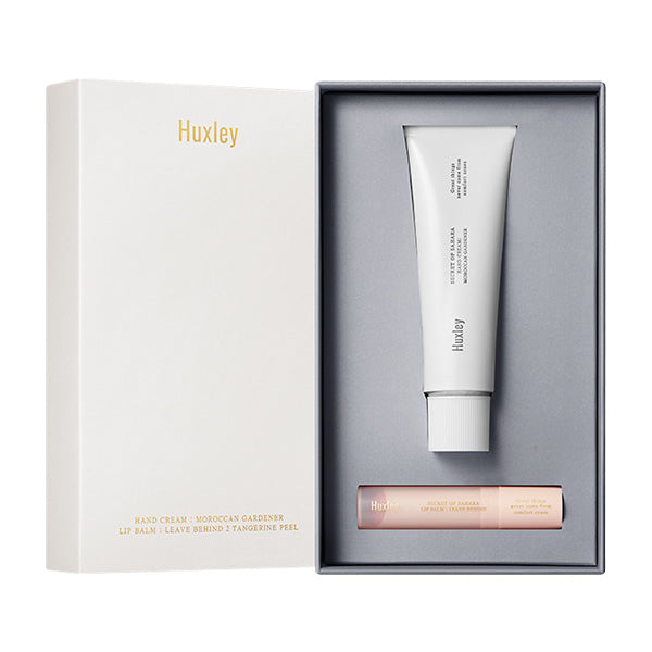 Huxley Hand Cream & Lip Balm Set