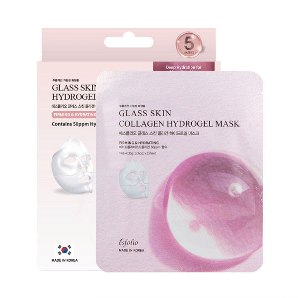 esfolio Glass Skin Collagen Hydrogel Mask 30g*5ea